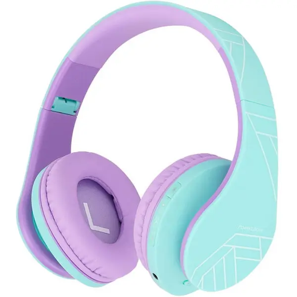 PowerLocus Casti PowerLocus P2 Wireless Headphones for kids (blue-purple)