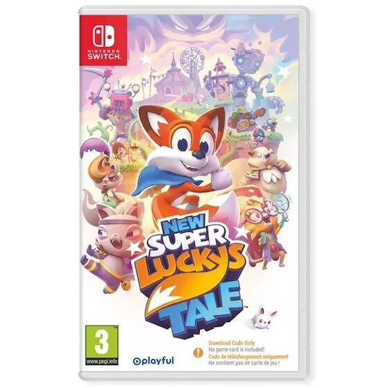 PQube Joc New Super Luckys Tale (Code In Box) - EN/IT/ES/DE/FR, pentru Nintendo Switch