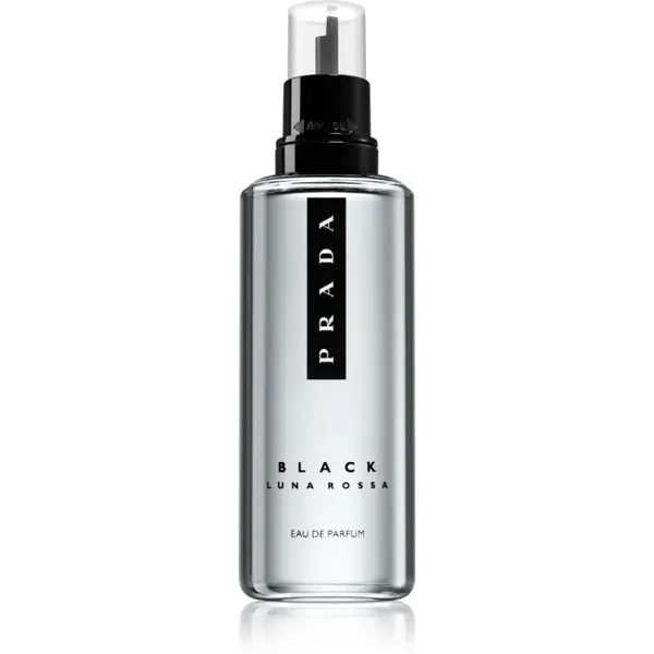 Prada Luna Rossa Black Eau de Parfum rezervă pentru bărbați Refill 150 ml