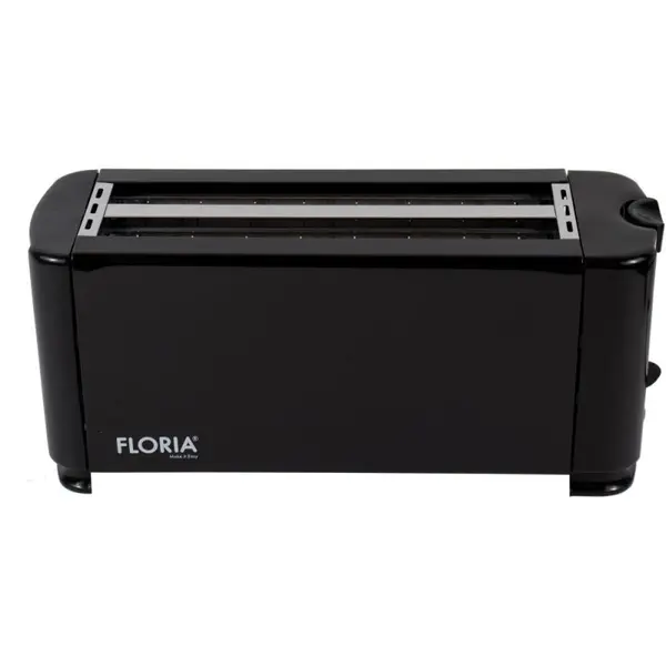 Prajitor de Paine, 1300 W, 4 Felii, Long Slot, Negru