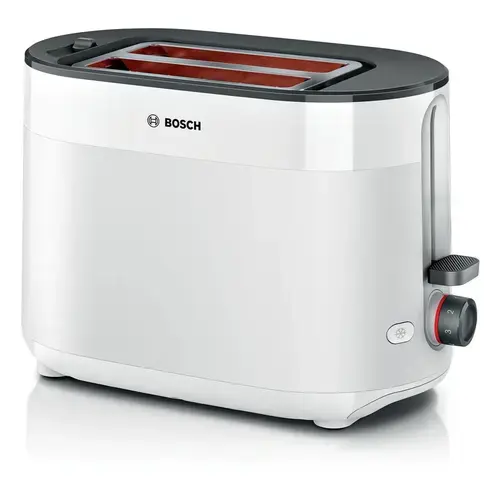 Prajitor de paine BOSCH MyMoment TAT2M121, 2 felii, 950 W (Alb/Negru)