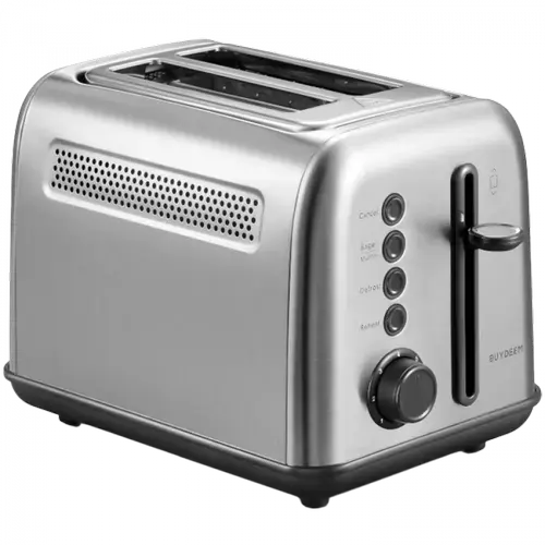 Prajitor de paine BUYDEEM DT620E-SS/EU, 900 W, 2 felii, Tava firimituri, 7 trepte, 5 functii (Inox)
