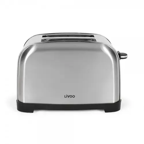 Prajitor de paine cu 2 fante Livoo DOD196, 850 W, 3 functii (Inox)