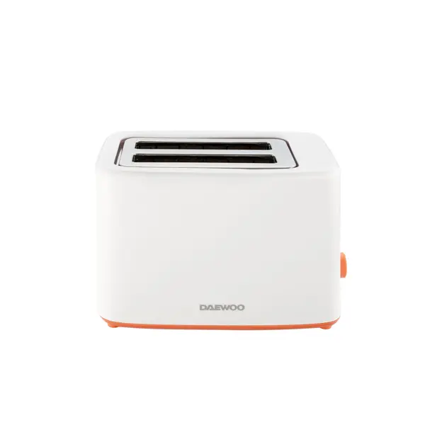 Prajitor de paine Daewoo, putere 900 W, functie reincalzire, functie decongelare, indicator luminos, tavita pentru firimituri, control electronic rumenire, carcasa Cool Touch, Alb
