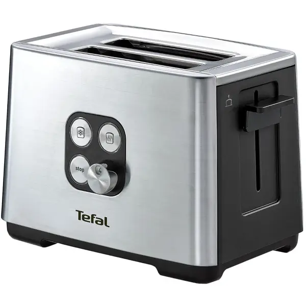 Prajitor de paine Equinox TT420D30, 900 W, 7 trepte de putere, functii de decongelare si reincalzire, tava detasabila pentru firimituri, inox, argintiu