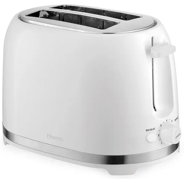 Prajitor de paine Homa- HT-4044, 850W, 7 viteze, alb