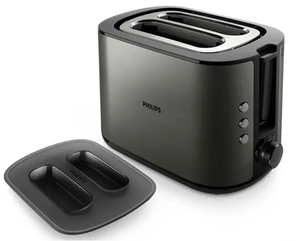 Prăjitor de pâine Philips - HD2651/80, 950W, 8 viteze, gri