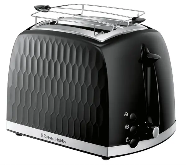 Prajitor de paine Russell Hobbs - Honeycomb 2S, 850W, 4 viteze, negru