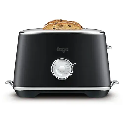 Prajitor de paine Sage Toast Select Luxe STA735BTR4EEU1, 1000 W, 2 felii, 6 setari pentru paine (Negru)