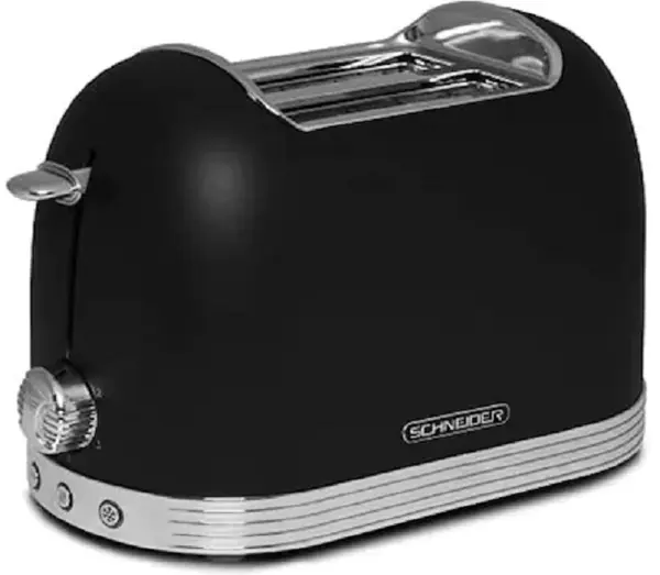 Prăjitor de pâine Schneider - SCTO2R, 815W, 6 viteze, negru