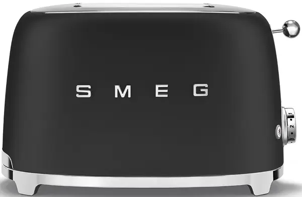Prăjitor de pâine Smeg - TSF01BLMEU 50's Style, 950W, 6 viteze, negru mat