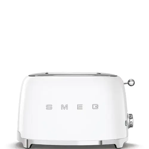 Prajitor de paine Smeg TSF01WHEU, 950W, 6 trepte (Alb)