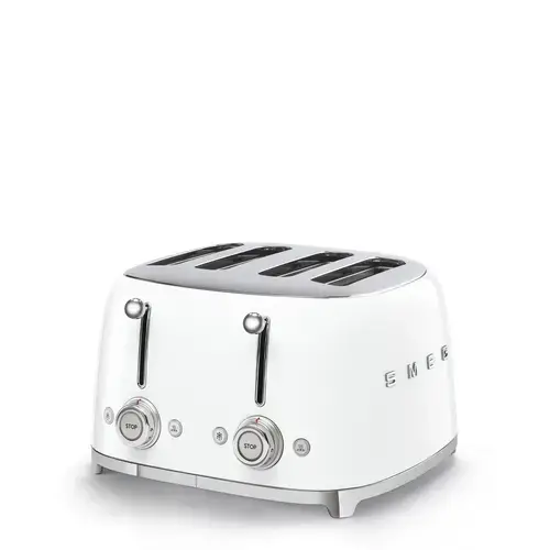 Prajitor de paine Smeg TSF03WHEU, 2000 W, 6 trepte (Alb)