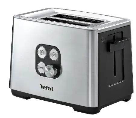 Prajitor de paine Tefal TT420D30 Equinox, 900W (Inox/Negru)