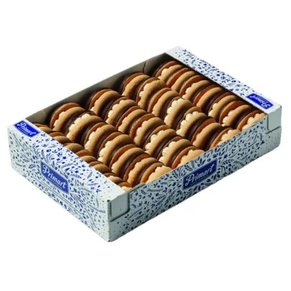 Prajituri cu Crema de Lapte si Umplutura cu Aroma de Caise, Glazurate, Primart 800 g