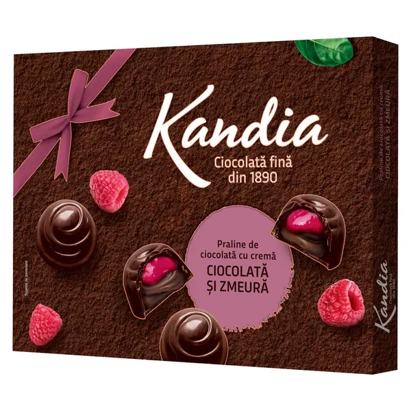 Praline de ciocolata cu crema de zmeura 103.50 gr