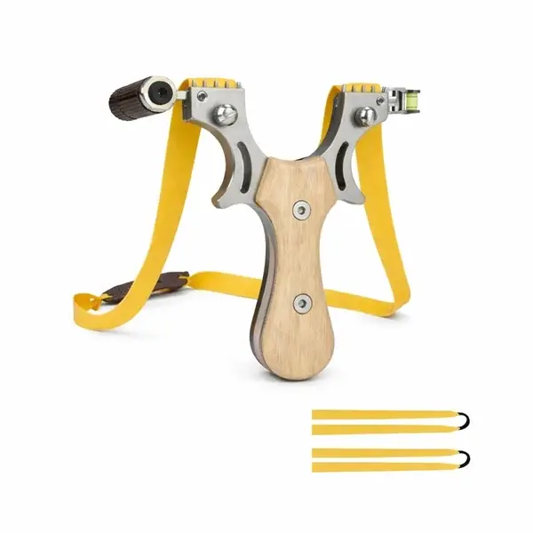 Prastie cu laser DEPOX , metalica, 11.5 cm, cu boloboc, maner lemn, bej