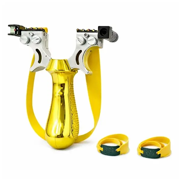 Prastie profesionala PVC cu laser, DEPOX , pentru vanatoare si tir outdoor, galben, 11.5 cm