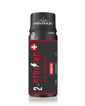 Pre-Workout 2-Strong Shot Zmeura, 60ml, Vitabolic