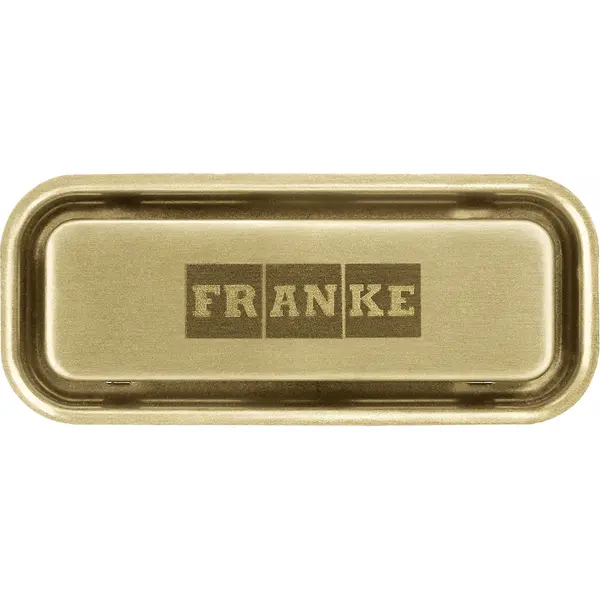 Prea-plin rectangular Gold (compatibil FRESNO, KUBUS 2, MARIS doar cuve)
