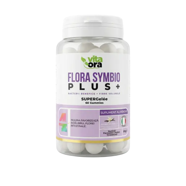 Prebiotice și Probiotice - Susține Sănătate Gastrointestinală - Tehnologie SuperGelée Vita Ora 1 Cutie