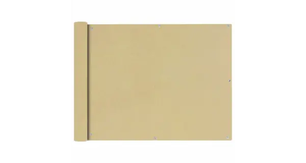 Prelata pentru balcon, material textil oxford, 90x400 cm, bej