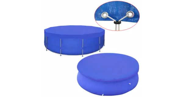 Prelata piscina PE rotunda 500 cm 90 g/m?