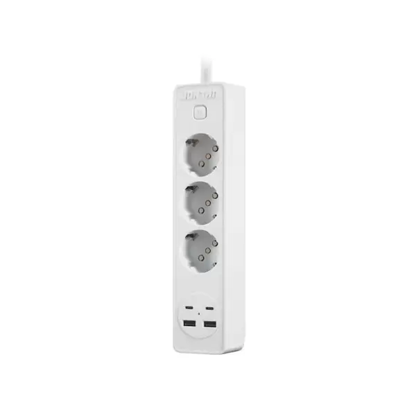 Prelungitor 3,4 sau 5 prize + 2 porturi USB si 2 porturi USB C
