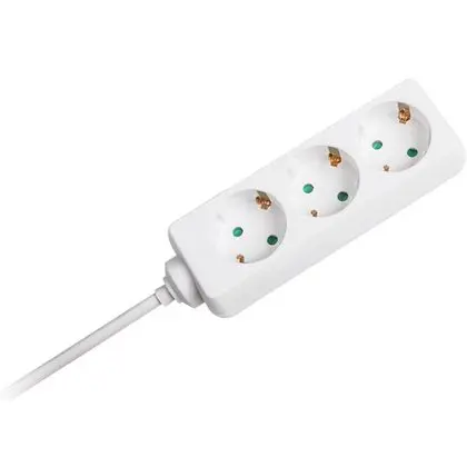 Prelungitor 3 cai 1.5M(3G1.5MM2) alb V-TAC SKU-8754