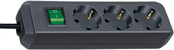 prelungitor brennenstuhl eco-line 3 prize, 5m h05vv-f 3g1,5 negru