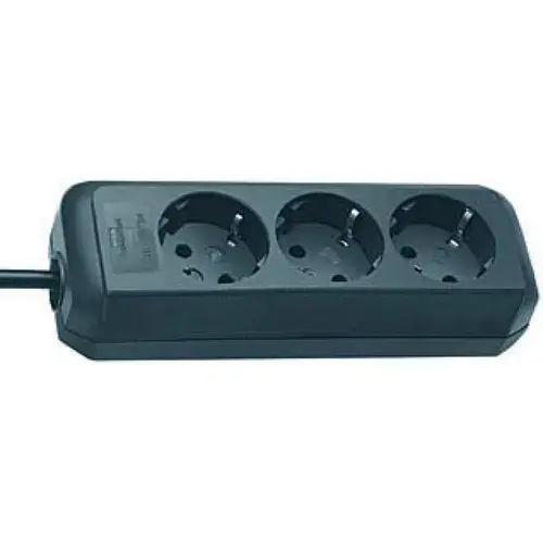 Prelungitor Brennenstuhl, Eco-line 3x, 3500 W, 1.5m (Negru)