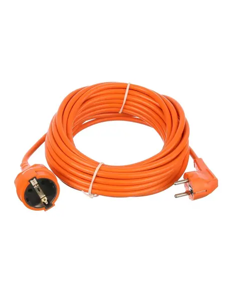 Prelungitor cu 1 priză Schuko, 20 m, 3x1 mm², 10A/2300W, portocaliu, TED Electric TED004192