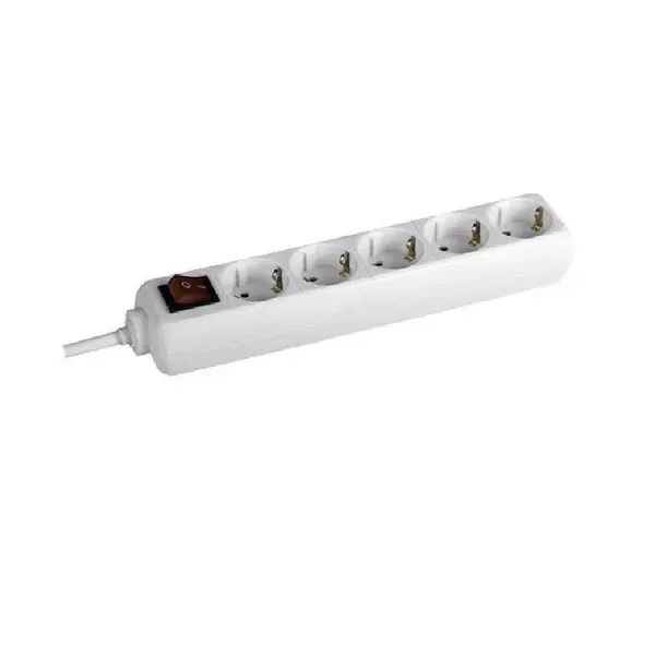 Prelungitor cu intrerupator 5 prize BACHMANN 3812545 1.5 m Prelungitor cu intrerupator 5 prize BACHMANN 3812545 1.5 m