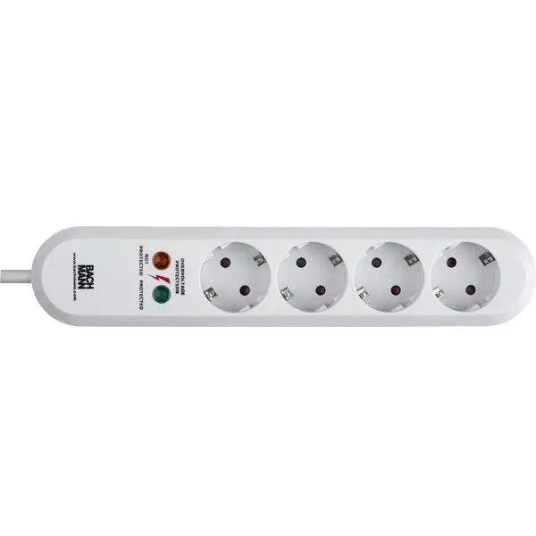 Prelungitor cu protectie 4P 1.5m Bachmann 381.2212K
