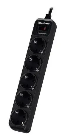 Prelungitor CyberPower B0520SCO-DE, 5 prize, 1.8 m (negru)
