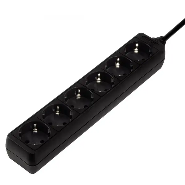 Prelungitor Hama - 30393, 6 prize, 1.4m, negru