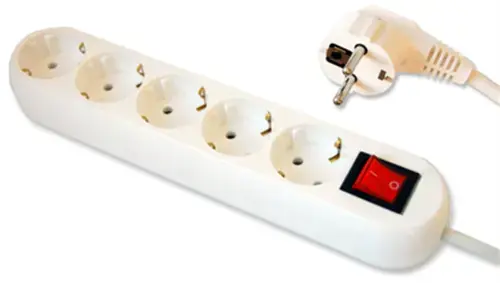 Prelungitor OEM PS-5X2S, 5 prize, 2 m (Alb)