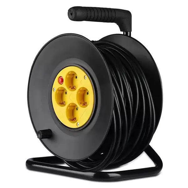 Prelungitor V-tac, rola tambur, 4 cai, 25 m, 3G1.5 mm², SKU-8782
