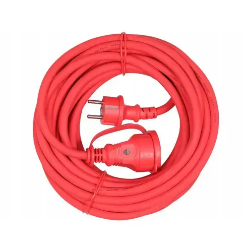 Prelungitor Yato YT-81000, 10 m, 3x2,5mm, LED, IP44, Rosu