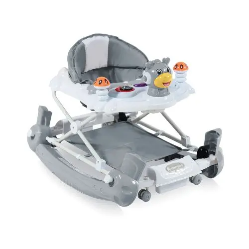 Premergator cu balansoar Lorelli Bambi Grey