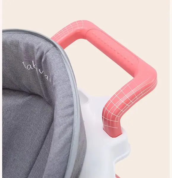 Premergator pentru copii Little Mom Green, cu panou interactiv detasabil cu sunete si lumini, sezut cu spatar inalt, roti silentioase, prevazut cu maner de sustinereimpingere