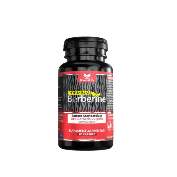 Premium Berberine 600mg, 60 capsule, Boost4Life