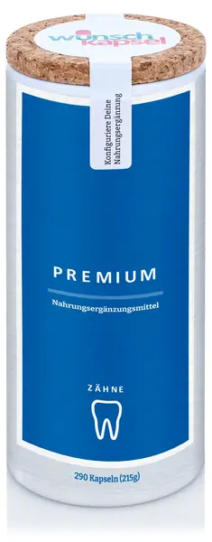 Premium Formulă pentru dinți sănătoși și respirație proaspătă, 290 capsule, Wunschkapsel