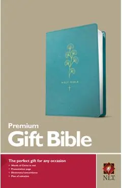 Premium Gift Bible NLT (Red Letter, Leatherlike, Teal) - Tyndale
