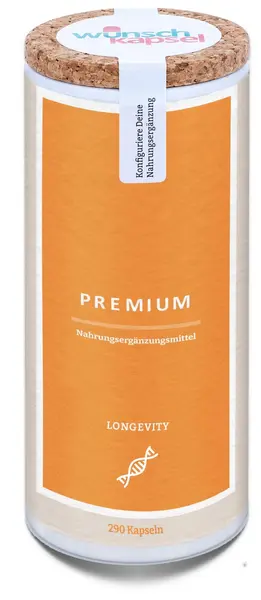 Premium Longevity Formulă pentru longevitate, 290 capsule, Wunschkapsel