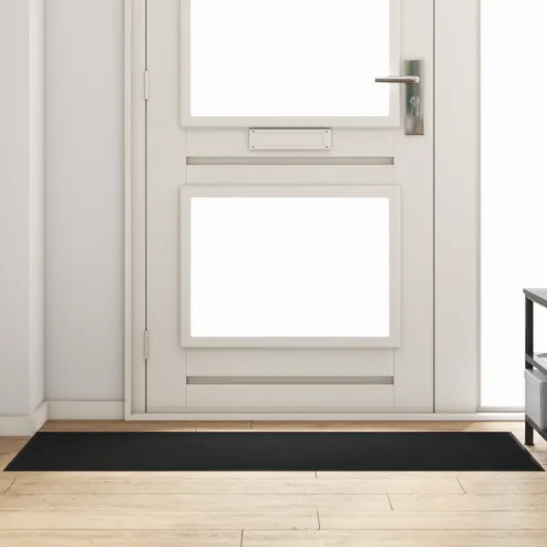 Pres de usa dreptunghiular negru 60x180 cm