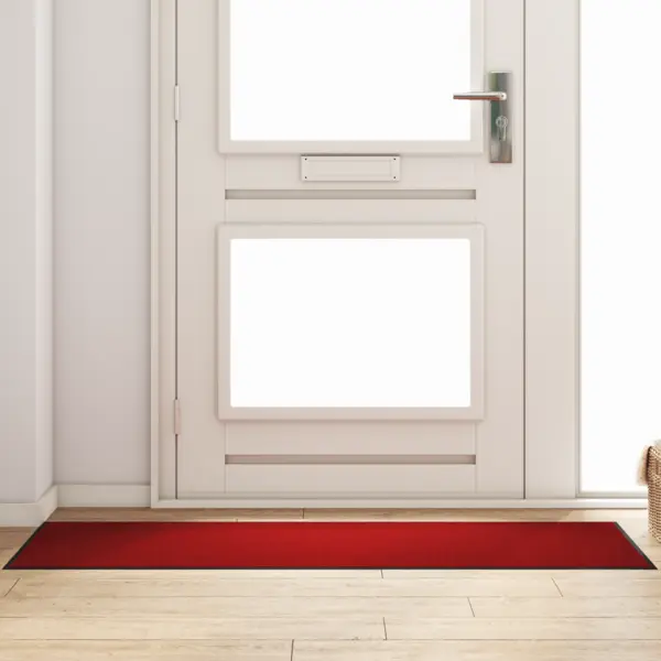 Pres de usa dreptunghiular rosu 60x180 cm