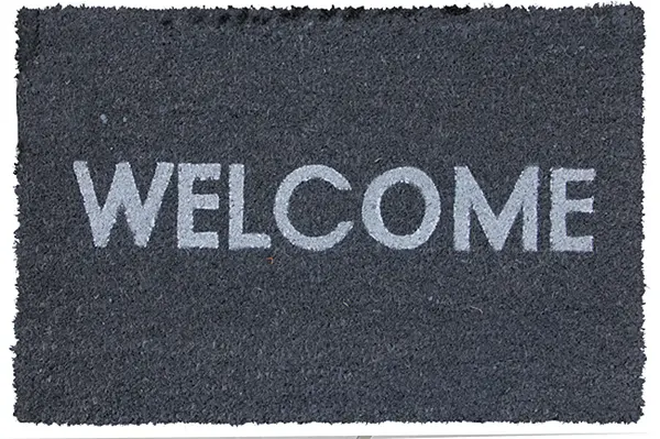 Preș Horecano - Welcome, 40 x 60 cm, gri