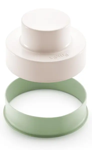 Presă pentru burgeri vegetali Lekue - 11,1 x 6 cm, verde