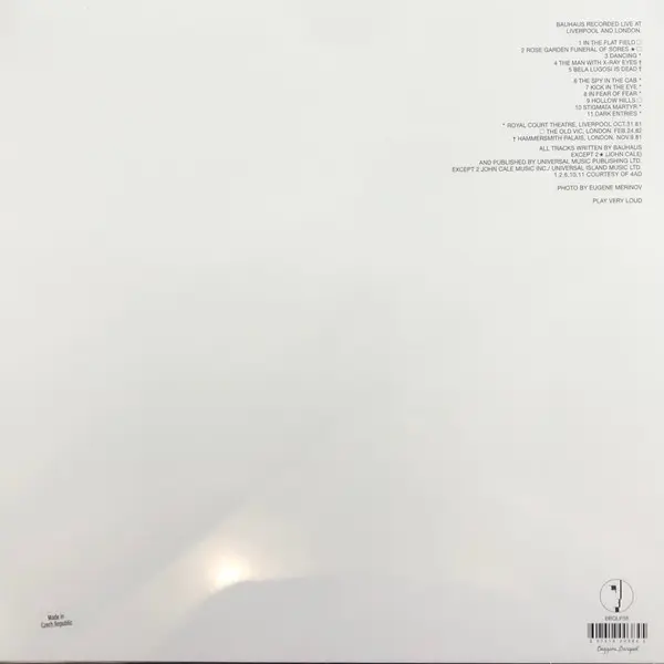 Press The Eject And Give Me The Tape - Vinyl | Bauhaus